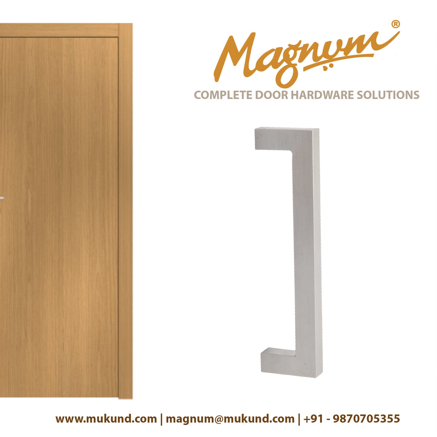 'D' Type Square Cabinet Handle