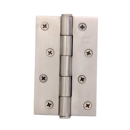 S.S.304 Full Mortise Without Ball Bearing Flat Tip Hinges