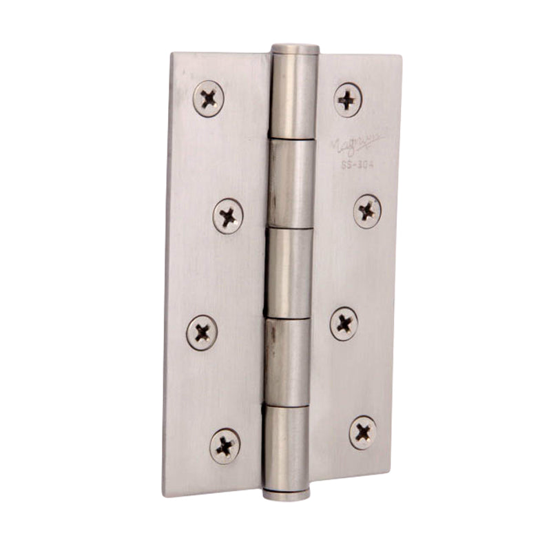 S.S.304 Full Mortise Without Ball Bearing Flat Tip Hinges