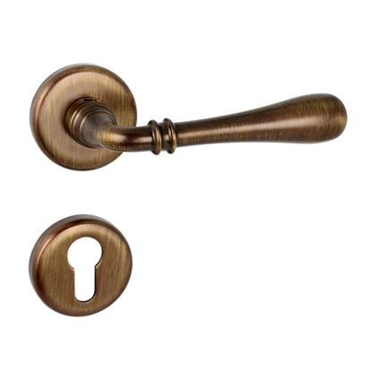 Angle Brass Mortise Lever Handle