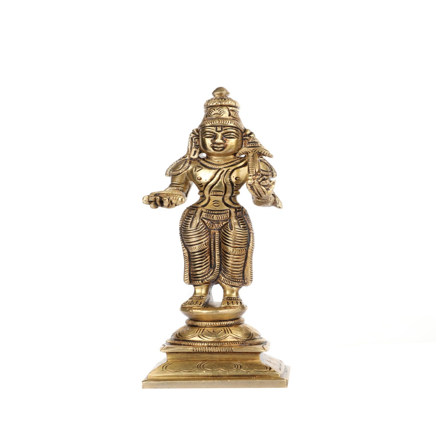 TS-942-06 Brass Spiritual Tiles Balarama Avatar (Dashavatar)