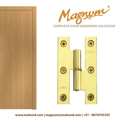 Brass Narrow H- Type hinges