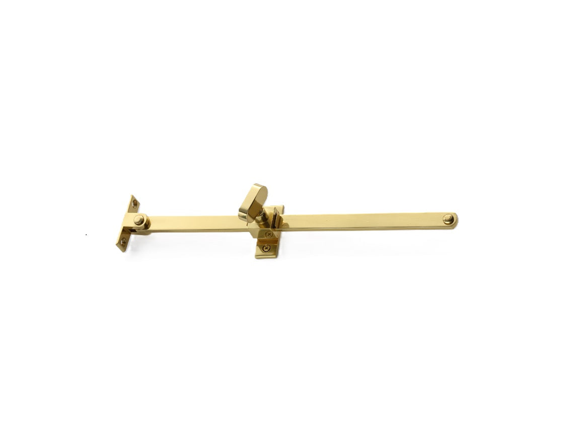 Flat Stay Brass Casement Stay