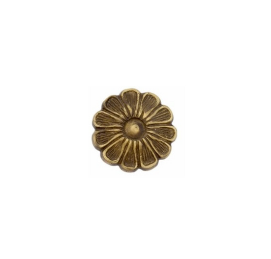Flower Solid Brass Dome