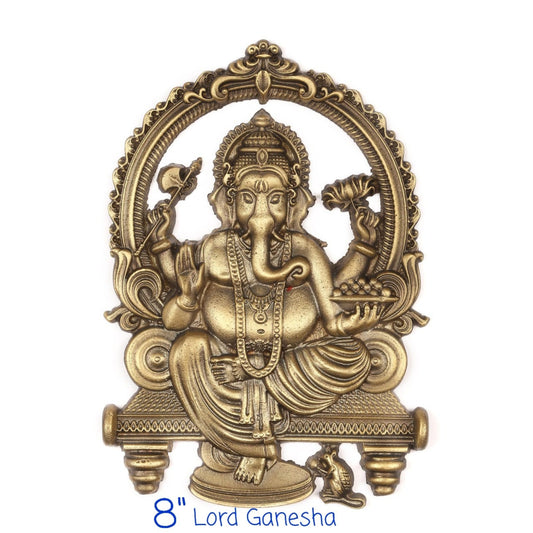 TS-941-8 Brass Spiritual Tiles Ganpati