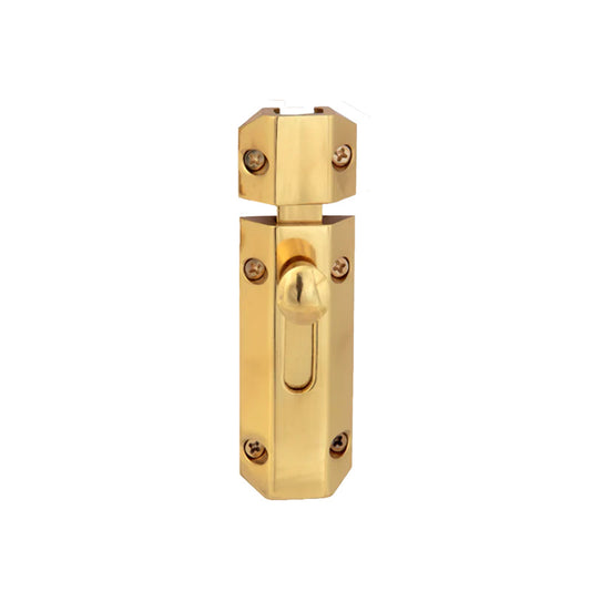 'J'Type Light Brass Surface Bolt