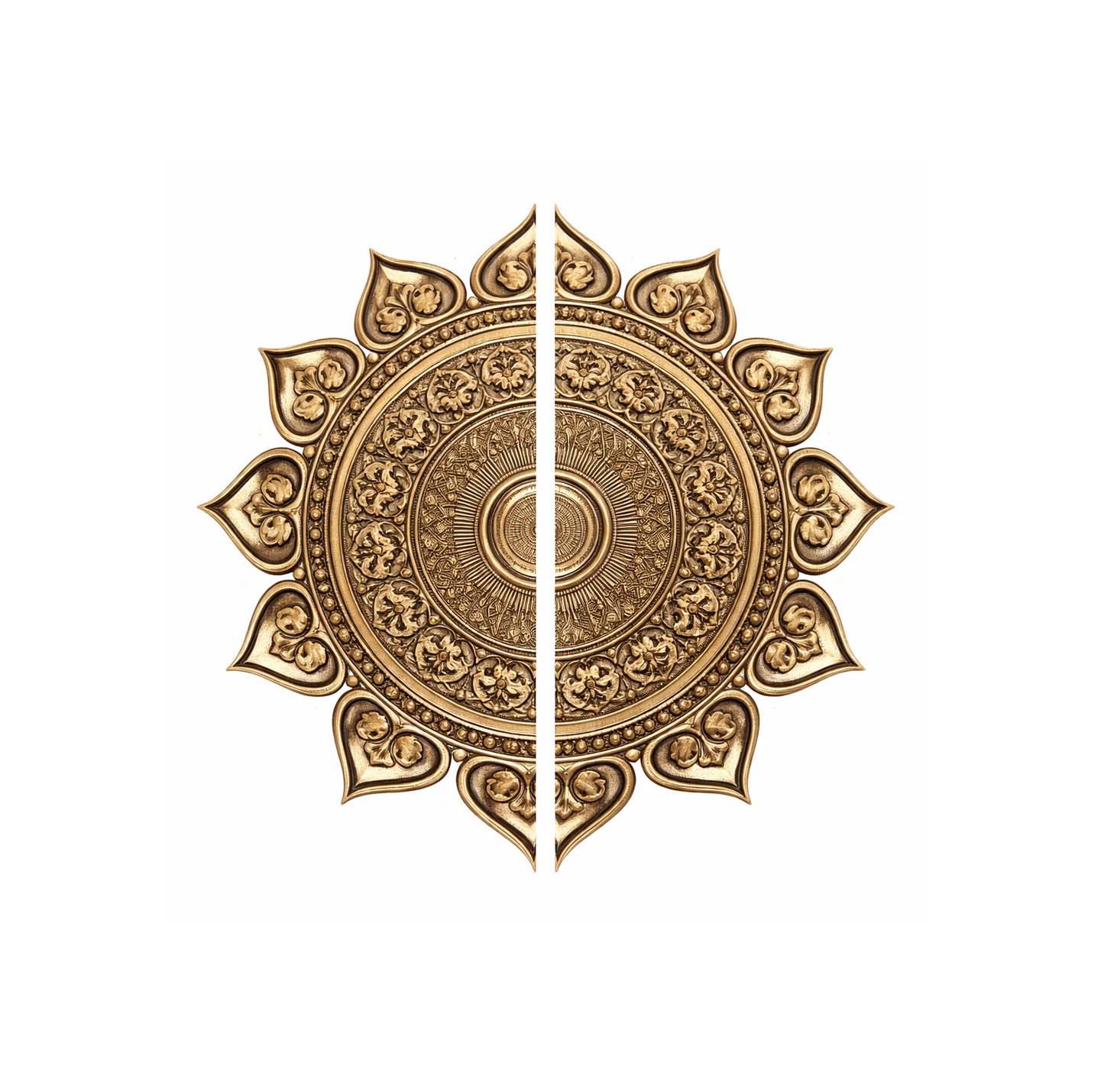 DH-794-12 Brass Designer Handle Richmond