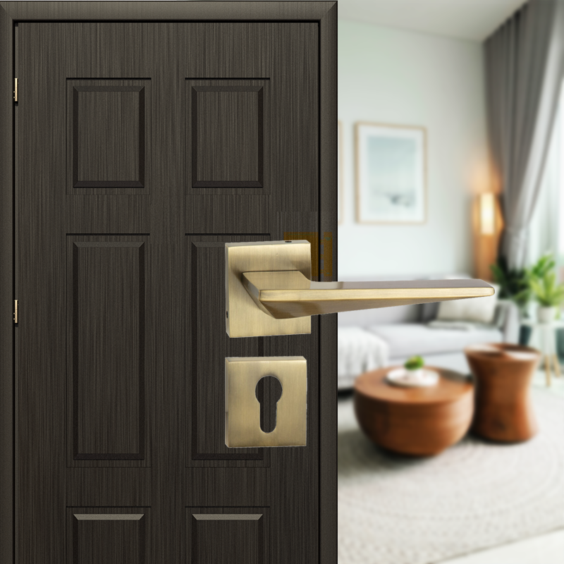 Madison On Rose Mortise Lever Handle