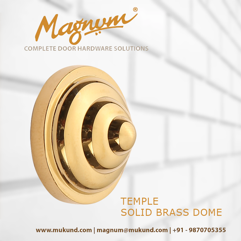 Temple Solid Brass Dome