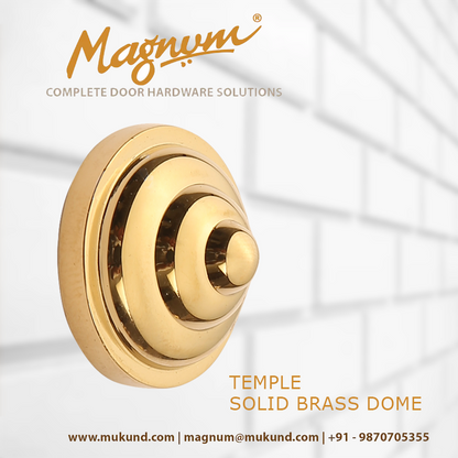 Temple Solid Brass Dome