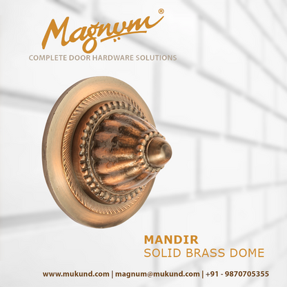 Mandir Solid Brass Dome