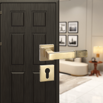 Palma on Rose Mortise Lever Handle