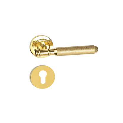 Porto on Rose Mortise Lever Handle