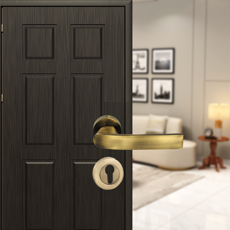Rico On Rose Mortise Lever Handle
