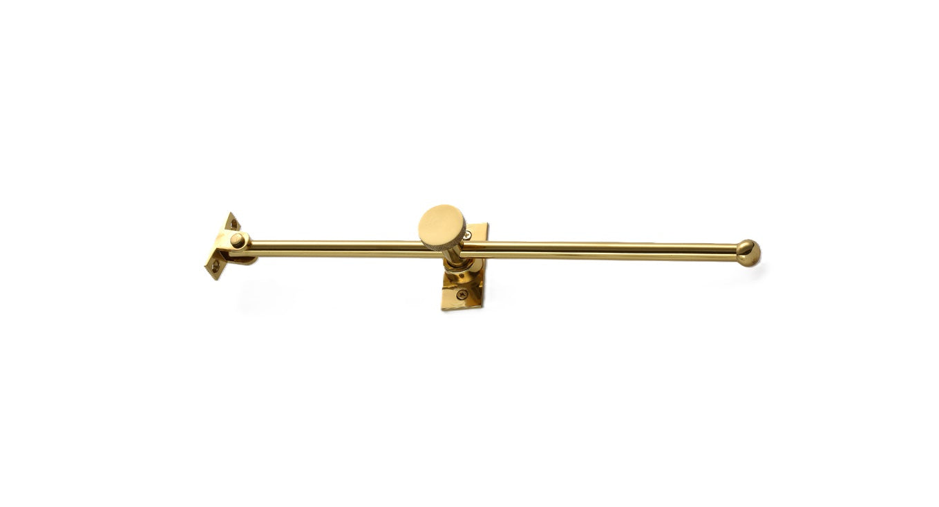 Round Adjuster Brass Casement Stay