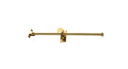 Round Adjuster Brass Casement Stay
