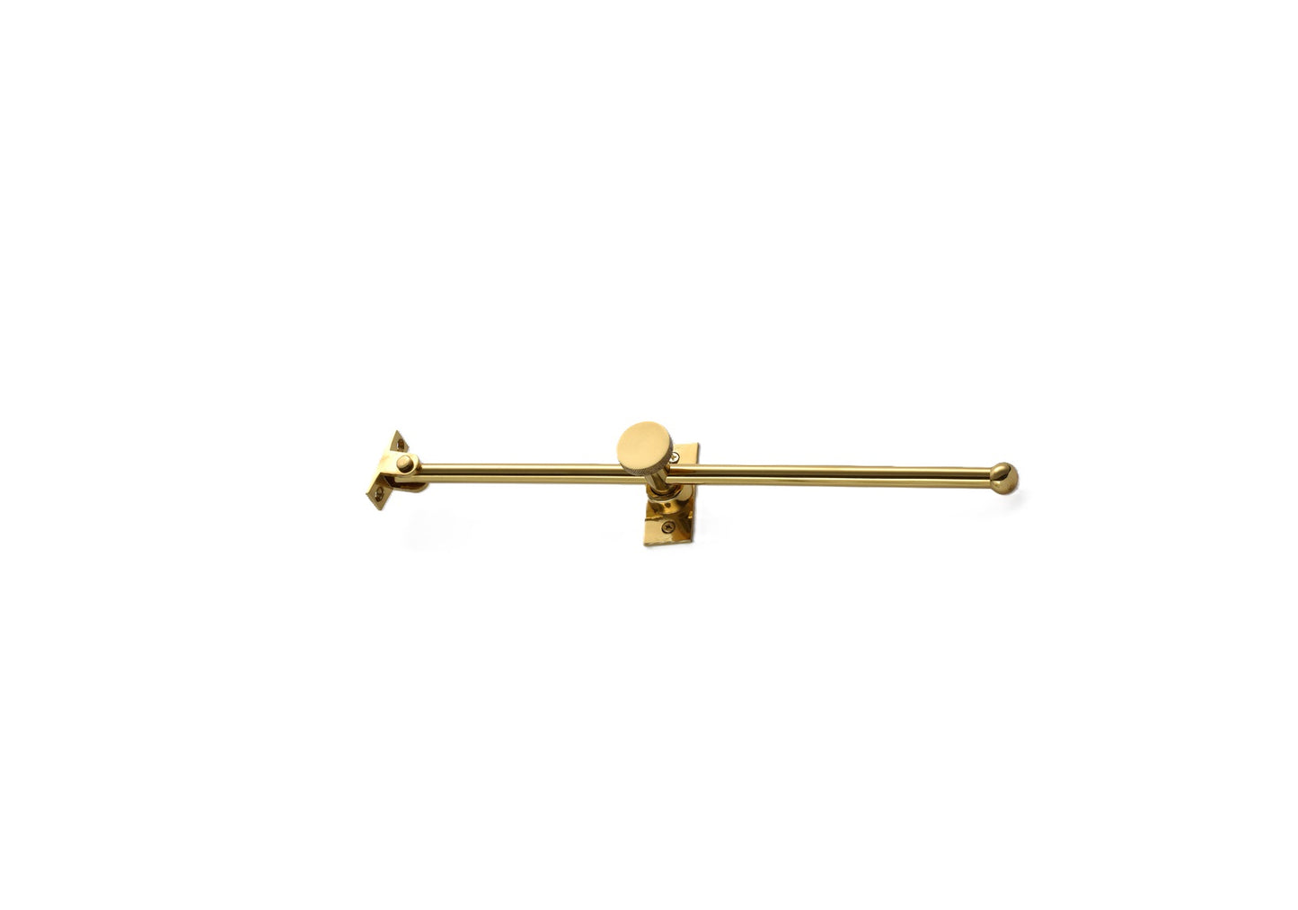 Round Adjuster Brass Casement Stay