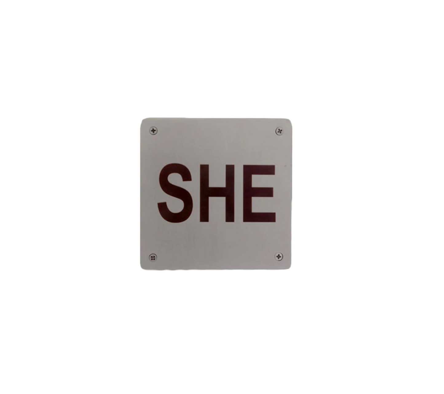 SP01 Female Sign Plate