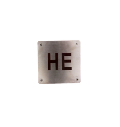 SP02 Male Sign Plate