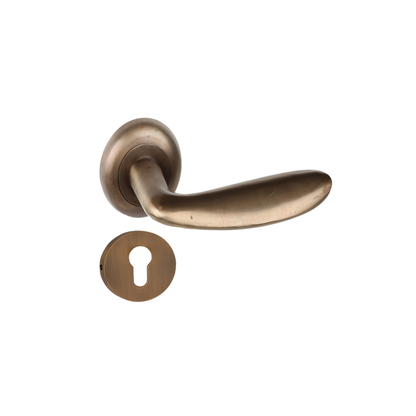 Sanskar On Rose Brass Mortise Lever Handle.