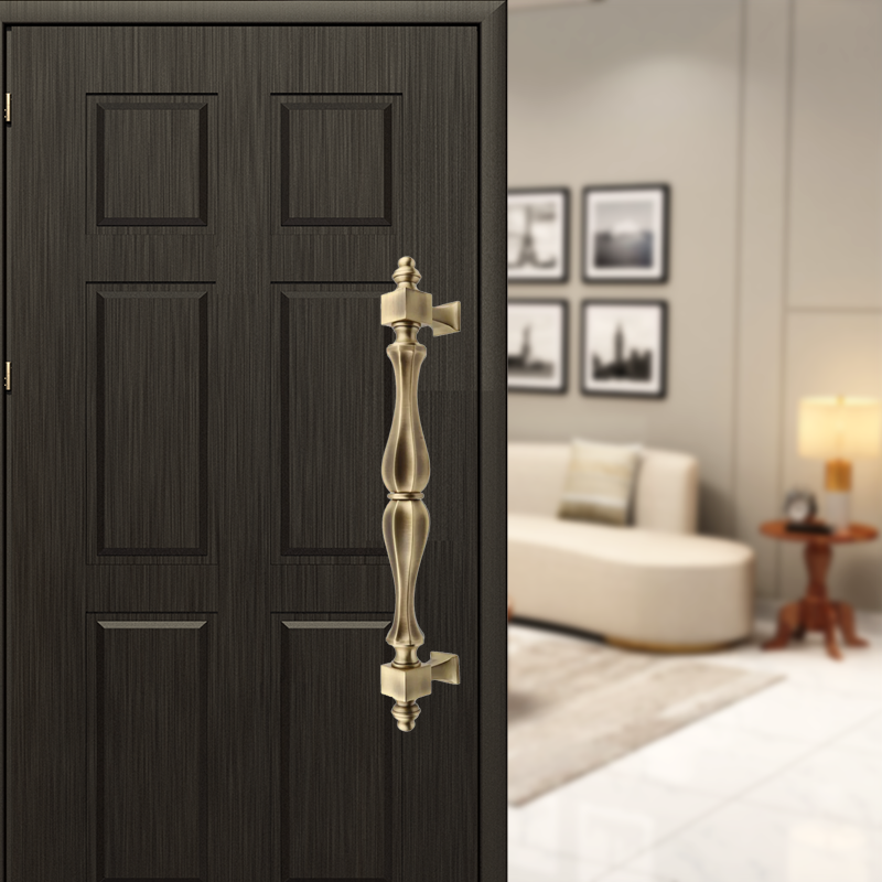 Hexa Brass Pull Handle
