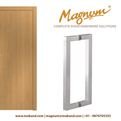 'Square' Type Pull Handle SS304