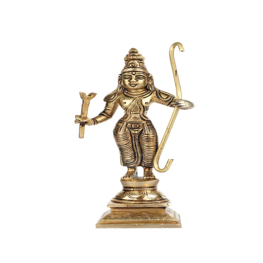 Brass Spiritual Tiles Sri Rama Avatar (Dashavatar)
