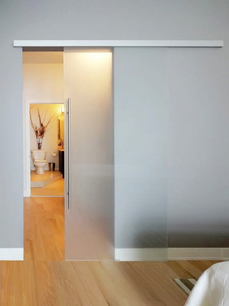 Glass Straight Sliding door