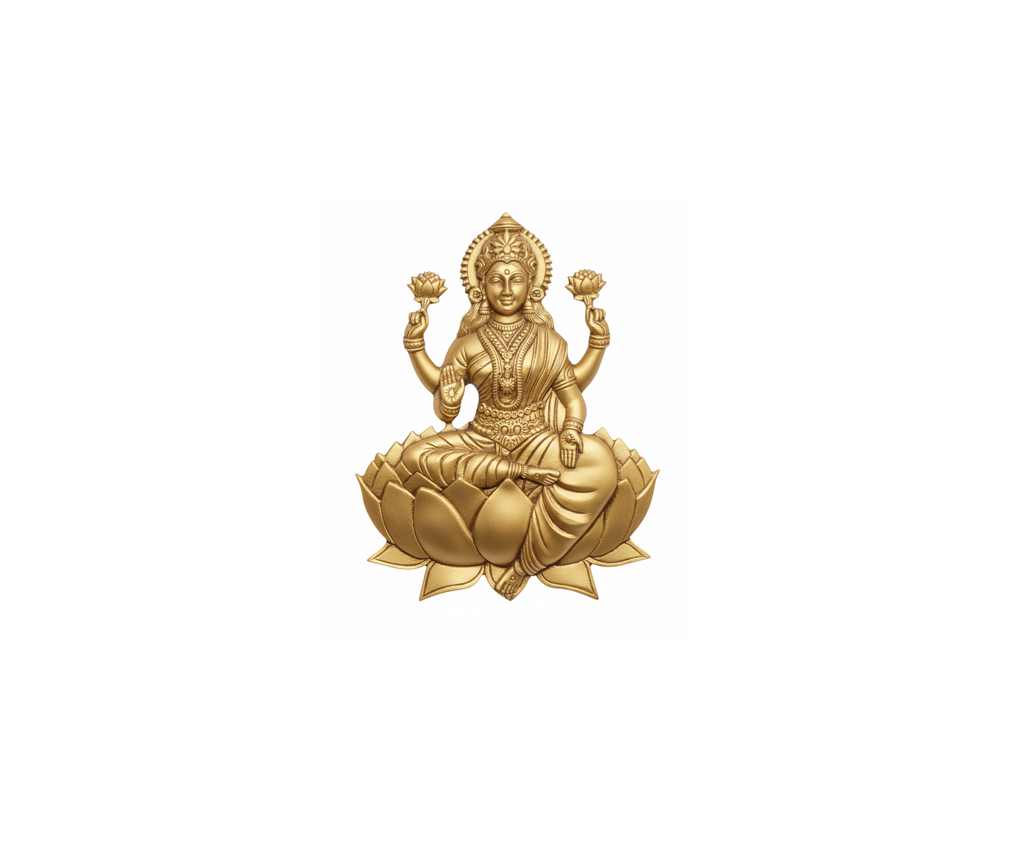 TS-934-8 Brass Spiritual Tiles Aishwarya Lakshmi