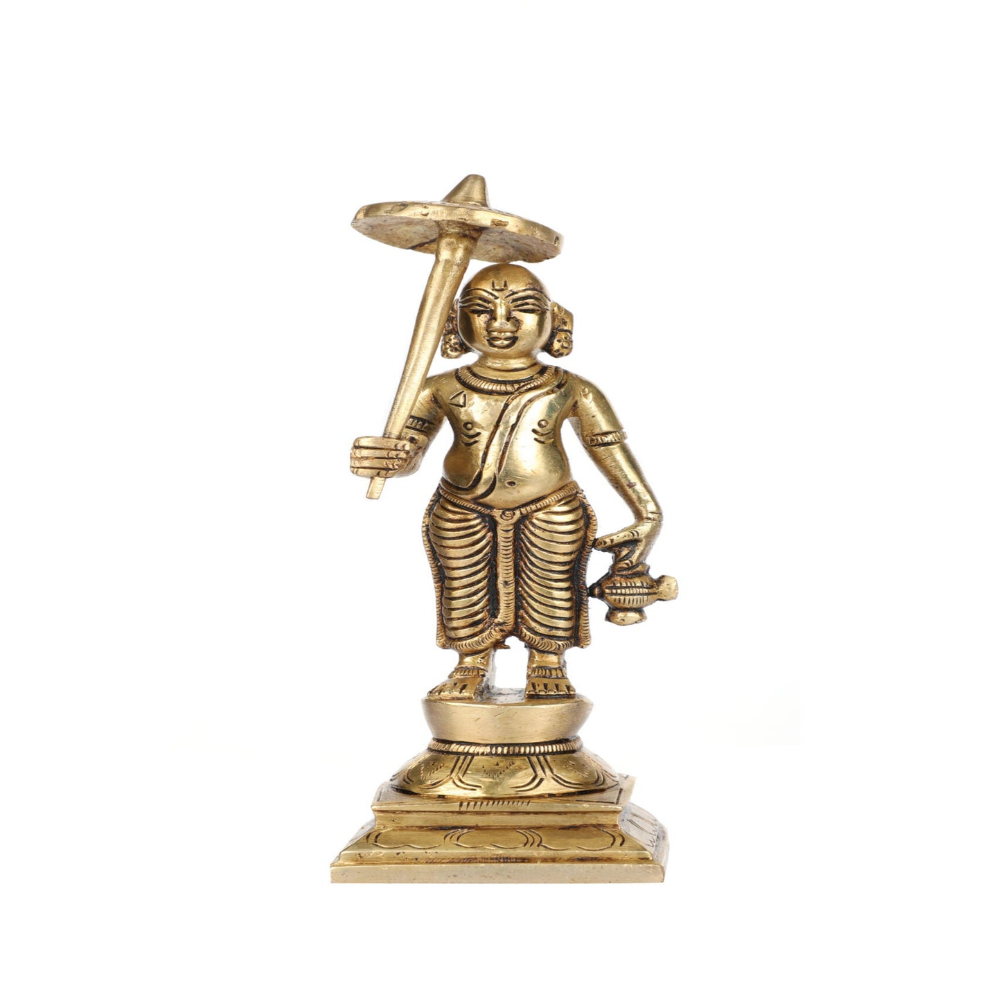 TS-948-06 Brass Spiritual Tiles Vamana Avatar(Dashavatar)