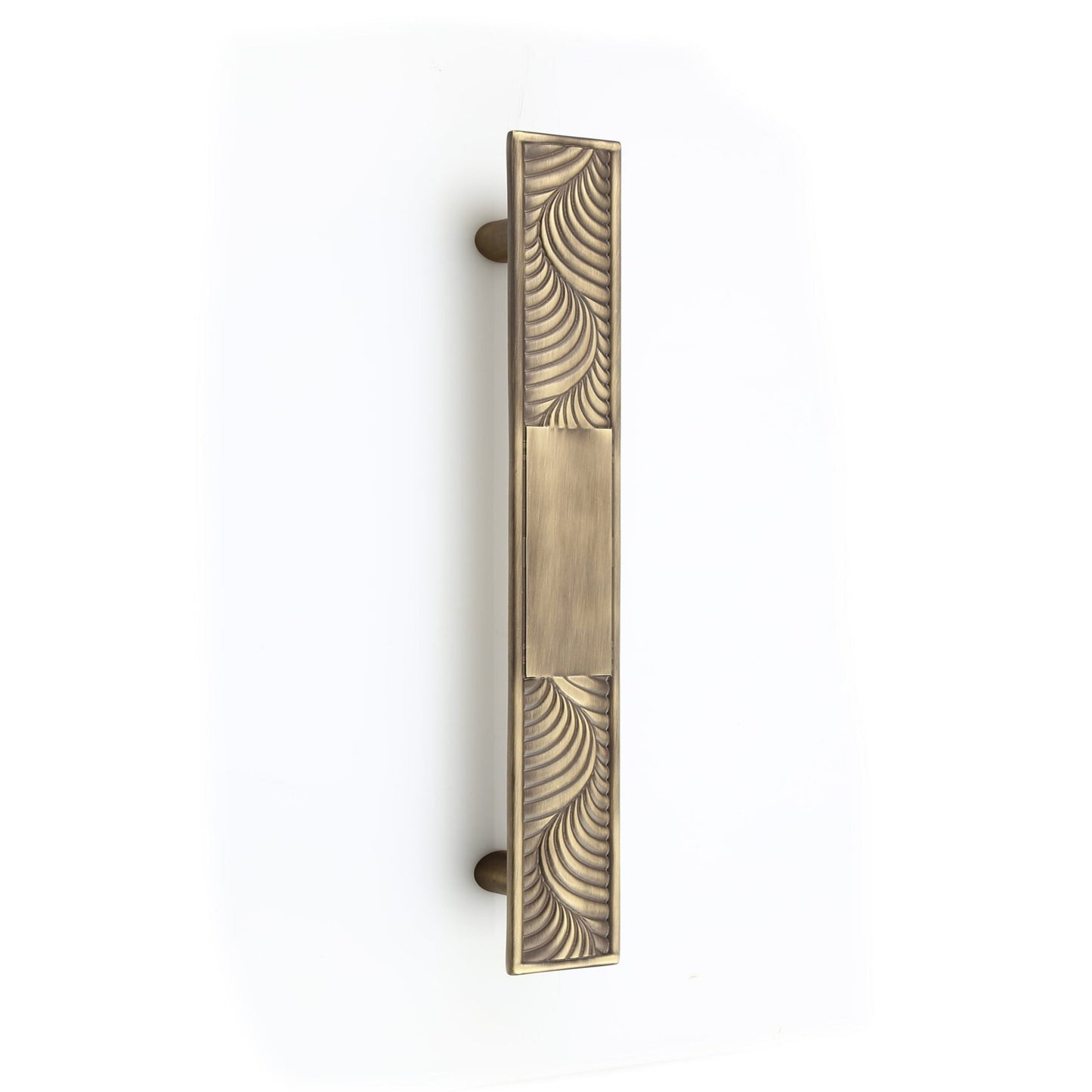 CH-783-05 Brass Expression Range Cabinet Handle Wave Plain