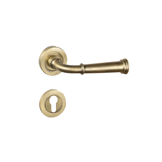 Xavier Brass Mortise Lever Handle